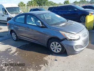 2016 Hyundai Accent SE with VIN KMHCT4AE4GU111798, listed as a IAAI auction lot 42500599 with Not provided miles and . Bid and sale history available at DreamBid. Image 1.