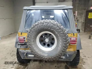 2003 Jeep Wrangler Rubicon with VIN 1J4FA69S23P322353, listed as a Copart auction lot 43915745 with 117,769 mi miles and Salvage title. Bid and sale history available at DreamBid. Image 6.