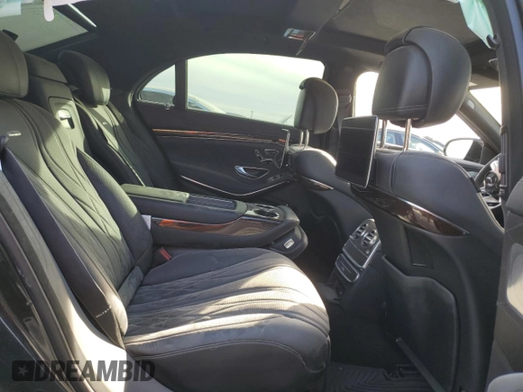 2019 Mercedes-Benz S-Class AMG S 63 with VIN WDDUG8JB9KA458473, listed as a Copart auction lot 83968594 with 0 mi miles and Salvage Title. Bid and sale history available at carsss.com. Image 10.