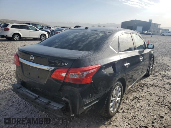 2018 Nissan Sentra SV with VIN 3N1AB7AP2JL622996, listed as a Copart auction lot 52317115 with 71,871 mi miles and Salvage Title. Bid and sale history available at DreamBid. Image 3.
