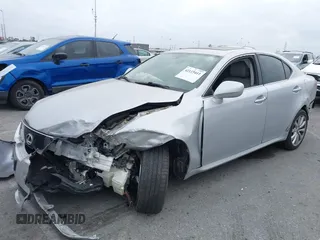 2006 Lexus IS 250 with VIN JTHCK262662001791, listed as a IAAI auction lot 42115411 with 158,821 mi miles and . Bid and sale history available at DreamBid. Image 2.