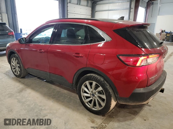 2021 Ford Escape Titanium with VIN 1FMCU9J94MUA17901, listed as a Copart auction lot 47971355 with 29,534 mi miles and Salvage Title. Bid and sale history available at carsss.com. Image 2.