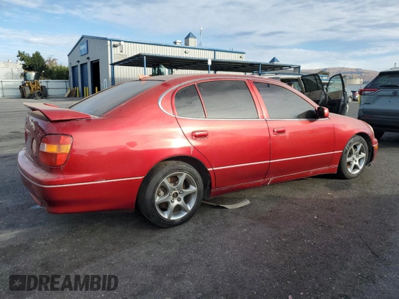 1998 Lexus GS 300 z VIN JT8BD68S5W0026008, wystawiony jako Copart lot #78469464 z przebiegiem 220 606 mil mil oraz Szkoda całkowita • Salvage title. Historia ofert i sprzedaży dostępna na DreamBid. Obrazek 3.