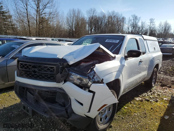 2022 Nissan Frontier S with VIN 1N6ED1CM9NN658423, listed as a Copart auction lot 68548234 with 33,229 mi miles and Salvage Title. Bid and sale history available at carsss.com. Image 1.