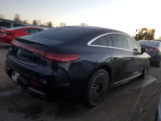2022 Mercedes-Benz EQS with VIN W1KCG2DB0NA004556, listed as a Copart auction lot 78992023 with 16,271 mi miles and Salvage Title. Bid and sale history available at carsss.com. Image 3.