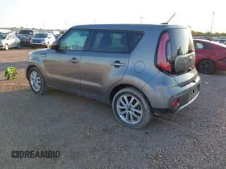 2018 Kia Soul + with VIN KNDJP3A55J7535782, listed as a IAAI auction lot 41807092 with 104,240 mi miles. Bid and sale history available at carsss.com. Image 3.
