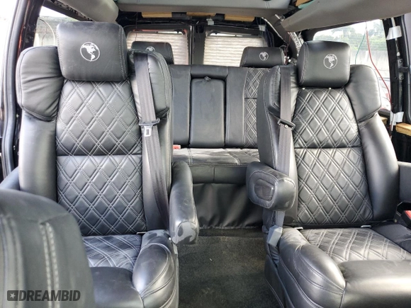 2021 GMC Savana Cargo Van with VIN 1GTW7AF7XM1288092, listed as a Copart auction lot 39192523 with 7,265 mi miles. Bid and sale history available at carsss.com. Image 10.