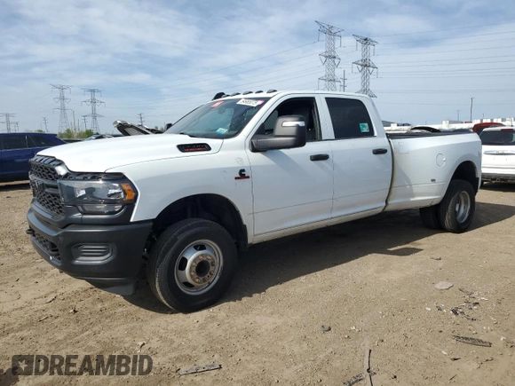 2023 Ram 3500 Tradesman z VIN 3C63RRGL0PG548214, wystawiony jako Copart lot #54985075 z przebiegiem 278 036 mil mil oraz Czysty tytuł • Clean title. Historia ofert i sprzedaży dostępna na DreamBid. Obrazek 1.