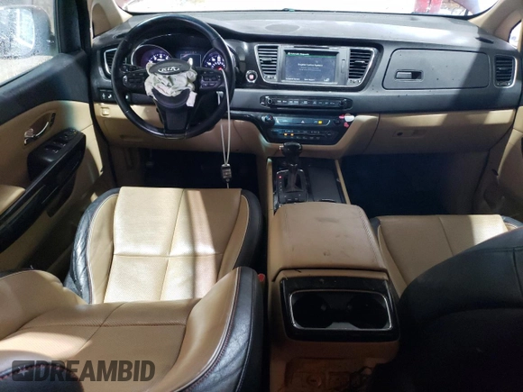 2016 Kia Sedona SX with VIN KNDMC5C10G6155746, listed as a Copart auction lot 51518415 with 181,030 mi miles and Salvage Title. Bid and sale history available at carsss.com. Image 8.