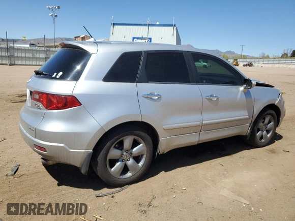 2007 Acura RDX with VIN 5J8TB18297A008770, listed as a Copart auction lot 53571265 with 208,195 mi miles and Salvage Title. Bid and sale history available at DreamBid. Image 3.
