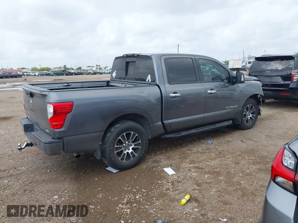 2021 Nissan Titan SV z VIN 1N6AA1EF8MN536575, wystawiony jako IAAI lot #42079874 z przebiegiem 45 332 mil mil oraz . Historia ofert i sprzedaży dostępna na DreamBid. Obrazek 4.