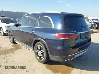 2021 Mercedes-Benz GLS with VIN 4JGFF5KE8MA451123, listed as a IAAI auction lot 41605751 with 23,092 mi miles. Bid and sale history available at carsss.com. Image 3.
