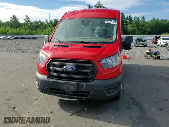 2020 Ford Transit Cargo with VIN 1FTBR2C87LKB51843, listed as a Copart auction lot 62791614 with 76,493 mi miles and Salvage Title. Bid and sale history available at carsss.com. Image 12.