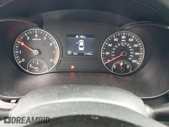 2020 Kia Optima LX with VIN 5XXGT4L32LG391657, listed as a Copart auction lot 58817235 with 51,490 mi miles and Salvage title. Bid and sale history available at DreamBid. Image 9.
