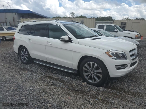 2016 Mercedes-Benz GL with VIN 4JGDF6EE8GA624622, listed as a Copart auction lot 71210314 with 0 mi miles and Salvage Title. Bid and sale history available at carsss.com. Image 4.