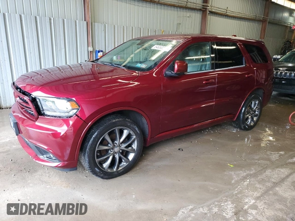 2017 Dodge Durango GT with VIN 1C4RDJDG5HC917700, listed as a Copart auction lot 54650215 with 124,483 mi miles and Salvage title. Bid and sale history available at DreamBid. Image 1.