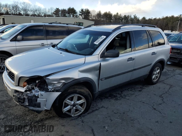 2003 Volvo XC90 with VIN YV1CM59H831017564, listed as a Copart auction lot 43927085 with 0 mi miles and Salvage Title. Bid and sale history available at carsss.com. Image 1.