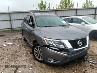 2015 Nissan Pathfinder S with VIN 5N1AR2MM1FC701569, listed as a IAAI auction lot 42192232 with 90,095 mi miles and . Bid and sale history available at DreamBid. Image 1.