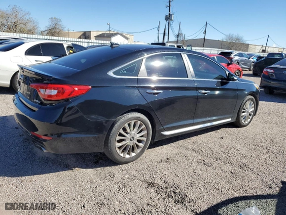 2015 Hyundai Sonata 2.4L Limited with VIN 5NPE34AF4FH100086, listed as a Copart auction lot 86267234 with 138,000 mi miles and Clean Title. Bid and sale history available at carsss.com. Image 3.