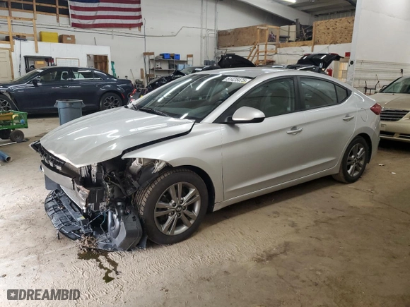 2017 Hyundai Elantra SE with VIN 5NPD84LF4HH155652, listed as a Copart auction lot 51428475 with 85,093 mi miles and Salvage Title. Bid and sale history available at carsss.com. Image 1.
