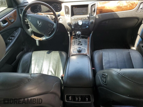 2013 Hyundai Equus Signature with VIN KMHGH4JH1DU062410, listed as a Copart auction lot 53730735 with 196,758 mi miles and Clean Title. Bid and sale history available at DreamBid. Image 8.