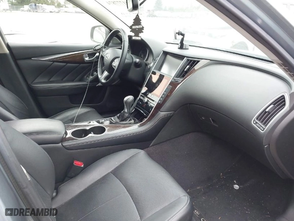 2017 Infiniti Q50 3.0t Premium with VIN JN1EV7AP1HM743432, listed as a IAAI auction lot 41777874 with 94,354 mi miles. Bid and sale history available at carsss.com. Image 5.