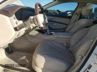 2018 Mercedes-Benz S 560 with VIN WDDUG8DB0JA380210, listed as a Copart auction lot 42858285 with 111,984 mi miles and Salvage Title. Bid and sale history available at carsss.com. Image 7.