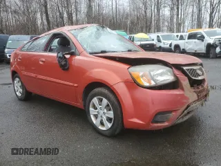 2010 Kia Rio LX with VIN KNADH4A39A6598630, listed as a Copart auction lot 51523545 with 99,896 mi miles and Non Repairable. Bid and sale history available at carsss.com. Image 4.