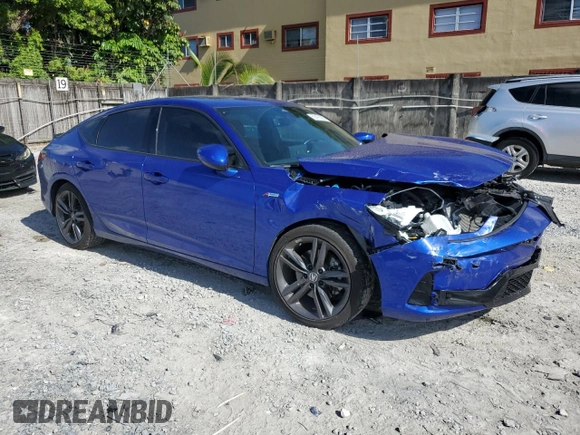 2024 Acura Integra w/A-Spec Package with VIN 19UDE4H33RA007915, listed as a Copart auction lot 60478095 with 15,897 mi miles and Salvage title. Bid and sale history available at DreamBid. Image 4.