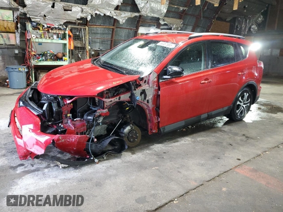 2017 Toyota RAV4 LE z VIN JTMBFREV7HJ123820, wystawiony jako Copart lot #56387685 z przebiegiem 35 008 mil mil oraz Szkoda całkowita • Salvage title. Historia ofert i sprzedaży dostępna na DreamBid. Obrazek 1.