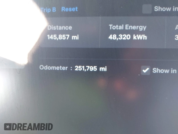 2018 Tesla Model S 75D with VIN 5YJSA1E45JF269282, listed as a IAAI auction lot 42404695 with 251,795 mi miles and . Bid and sale history available at DreamBid. Image 16.