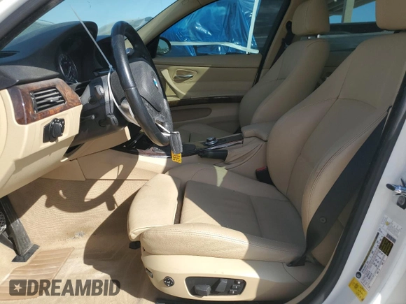 2008 BMW 3 Series 335i with VIN WBAVB77518NM05189, listed as a Copart auction lot 44147355 with 65,560 mi miles and Salvage Title. Bid and sale history available at carsss.com. Image 7.