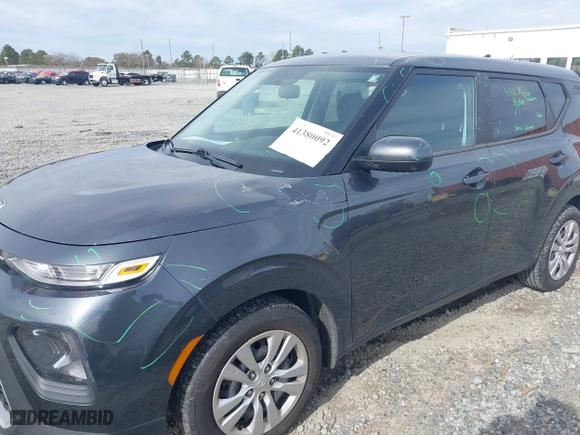 2021 Kia Soul X-Line with VIN KNDJ23AU1M7747914, listed as a IAAI auction lot 41380092 with 47,048 mi miles. Bid and sale history available at carsss.com. Image 6.
