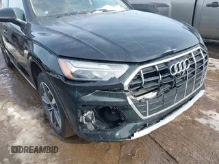 2021 Audi Q5 Premium Plus with VIN WA1BAAFY5M2013887, listed as a IAAI auction lot 41569563 with 79,663 mi miles and . Bid and sale history available at DreamBid. Image 6.