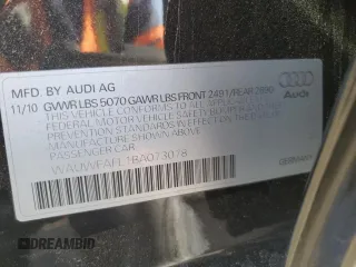 2011 Audi A4 Premium Plus z VIN WAUWFAFL1BA073078, wystawiony jako Copart lot #49477055 z przebiegiem Nie podano mil oraz Nie do naprawy • Non repairable. Historia ofert i sprzedaży dostępna na DreamBid. Obrazek 15.