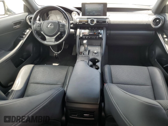 2021 Lexus IS 300 with VIN JTHCA1D21M5114771, listed as a Copart auction lot 56099775 with 47,640 mi miles and Non repairable. Bid and sale history available at DreamBid. Image 8.