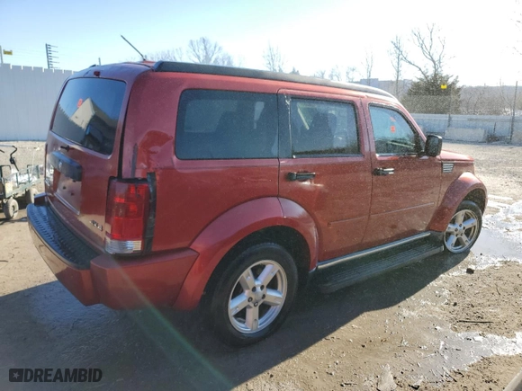 2008 Dodge Nitro SXT with VIN 1D8GU28K18W265539, listed as a Copart auction lot 42184355 with 201,139 mi miles and Salvage Title. Bid and sale history available at carsss.com. Image 3.