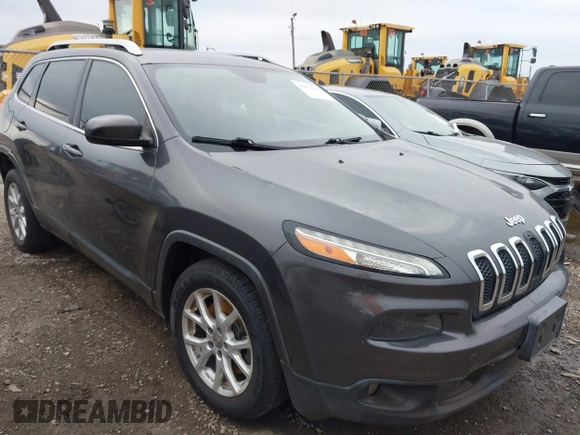 2015 Jeep Cherokee Latitude with VIN 1C4PJLCB6FW547788, listed as a IAAI auction lot 42177621 with 138,945 mi miles and . Bid and sale history available at carsss.com. Image 1.