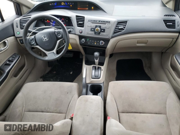 2012 Honda Civic LX с VIN 19XFB2F51CE094632, выставлен на аукционе Copart как лот 45150315 с пробегом 87 750 миль миль и Списание • Salvage title. История ставок и продаж доступна на DreamBid. Изображение 8.