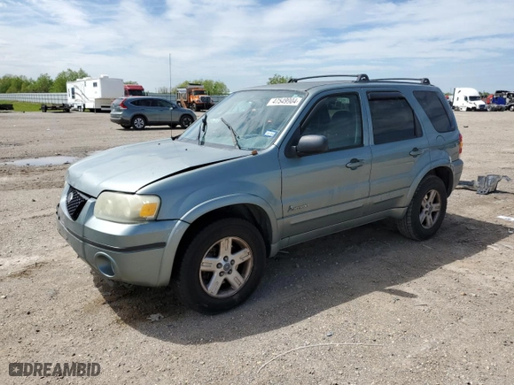 2006 Ford Escape Hybrid with VIN 1FMCU95H56KA08737, listed as a Copart auction lot 47549904 with 210,918 mi miles and Salvage Title. Bid and sale history available at carsss.com. Image 1.