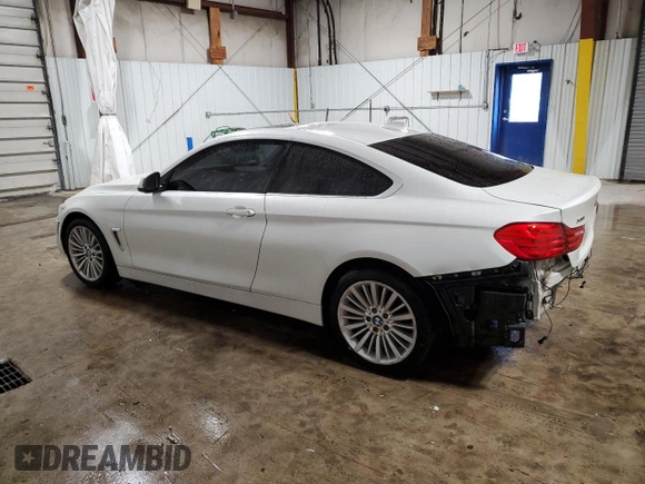 2014 BMW 4 Series 428i xDrive z VIN WBA3N9C53EK245720, wystawiony jako Copart lot #45166125 z przebiegiem 154 318 mil mil oraz Szkoda całkowita • Salvage title. Historia ofert i sprzedaży dostępna na DreamBid. Obrazek 2.