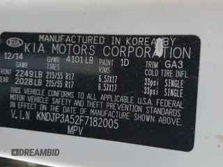2015 Kia Soul + with VIN KNDJP3A52F7182005, listed as a Copart auction lot 48821775 with 163,209 mi miles and Clean Title. Bid and sale history available at carsss.com. Image 12.
