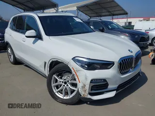 2020 BMW X5 sDrive40i with VIN 5UXCR4C00L9B99283, listed as a IAAI auction lot 42439670 with 35,781 mi miles and . Bid and sale history available at DreamBid. Image 1.
