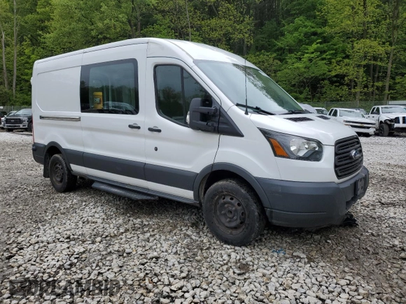 2016 Ford Transit Cargo with VIN 1FTYR2CM1GKB43234, listed as a Copart auction lot 88966655 with 59,239 mi miles and Salvage title. Bid and sale history available at DreamBid. Image 4.