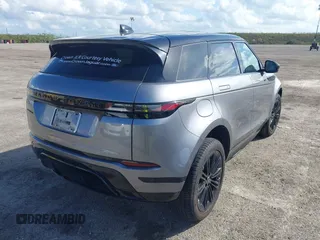 2024 Land Rover Range Rover Evoque Dynamic SE with VIN SALZL2FX2RH244514, listed as a IAAI auction lot 40668950 with 1 mi miles. Bid and sale history available at carsss.com. Image 4.