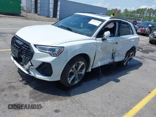 2021 Audi Q3 S line Premium Plus z VIN WA1EECF33M1024605, wystawiony jako IAAI lot #42062366 z przebiegiem 94 641 mil mil oraz . Historia ofert i sprzedaży dostępna na DreamBid. Obrazek 2.