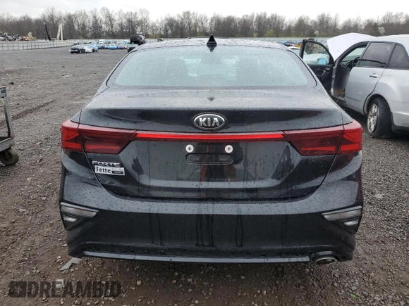 2021 Kia Forte FE with VIN 3KPF24ADXME369443, listed as a Copart auction lot 52900755 with 13,089 mi miles and Salvage Title. Bid and sale history available at carsss.com. Image 6.