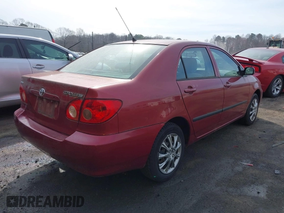 2008 Toyota Corolla CE with VIN 1NXBR32E48Z970264, listed as a IAAI auction lot 41772425 with 85,668 mi miles and . Bid and sale history available at DreamBid. Image 4.