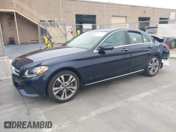 2018 Mercedes-Benz C 300 with VIN WDDWF4JB5JR416368, listed as a IAAI auction lot 42474237 with 42,861 mi miles and . Bid and sale history available at DreamBid. Image 18.