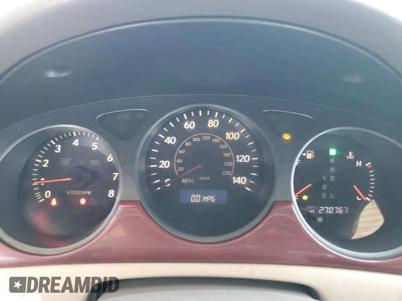 2003 Lexus ES 300 with VIN JTHBF30G430107593, listed as a Copart auction lot 52400765 with 270,767 mi miles and Salvage Title. Bid and sale history available at DreamBid. Image 9.
